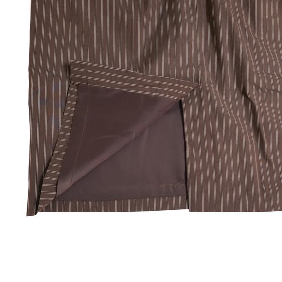 Talbots Pinstripe Brown & White Tailored Pencil Skirt Sz 14 NWT Preppy Corpcore - Picture 9 of 12